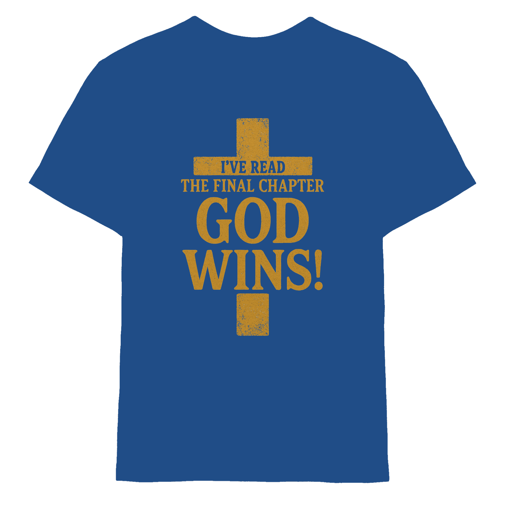 GOD WINS – Das Ende steht fest | Christliche Kleidung & Geschenke im Kreuz-Design - Kids Premium Shirt
