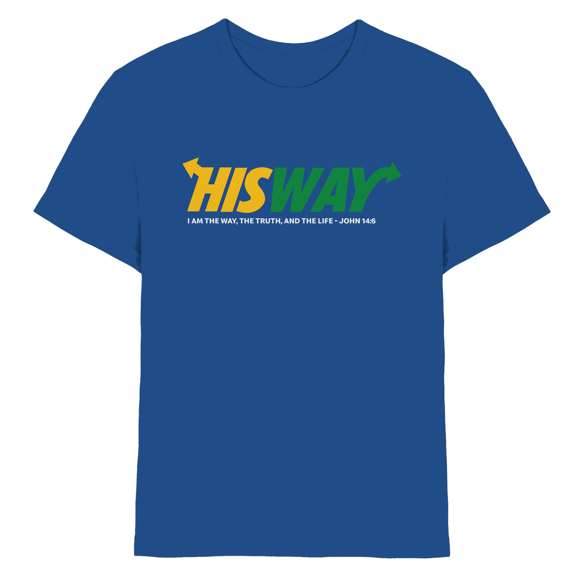 His Way – John 14:6 | Christliches Statement Design mit Johannes 14,6 - Kids Premium Shirt