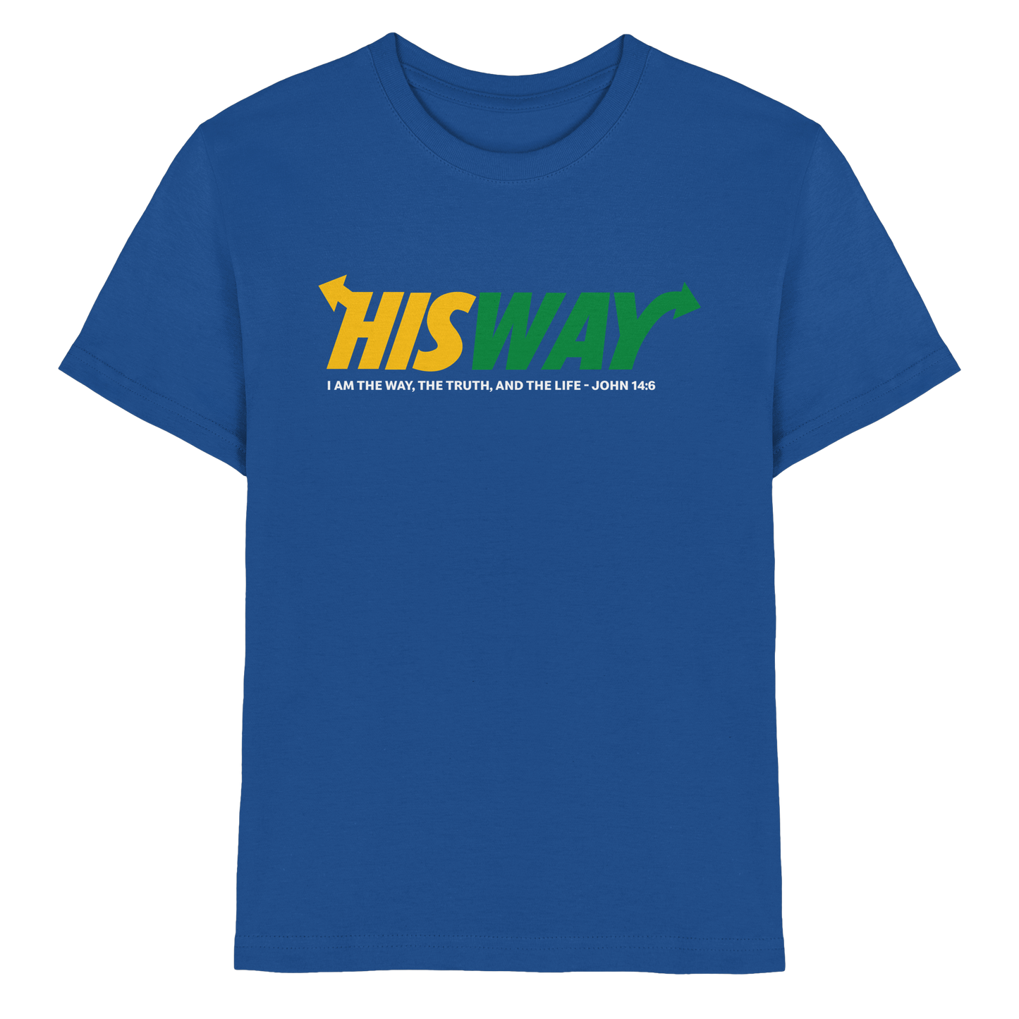 His Way – John 14:6 | Christliches Statement Design mit Johannes 14,6 - Kids Premium Shirt