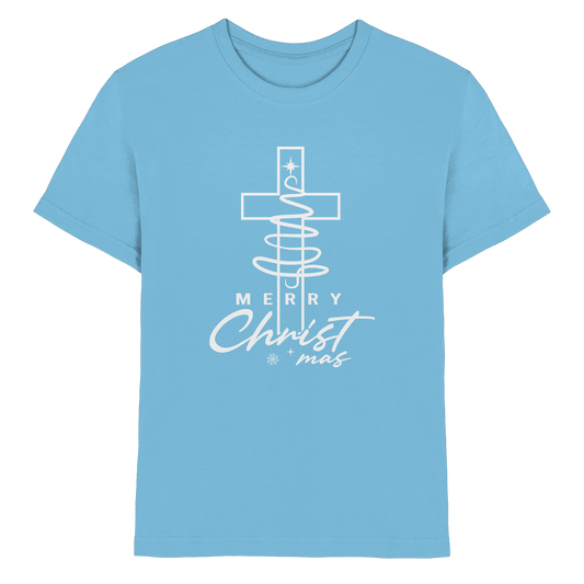 Kreuz und Christbaum – Merry Christ*mas Design - Kids Premium Shirt