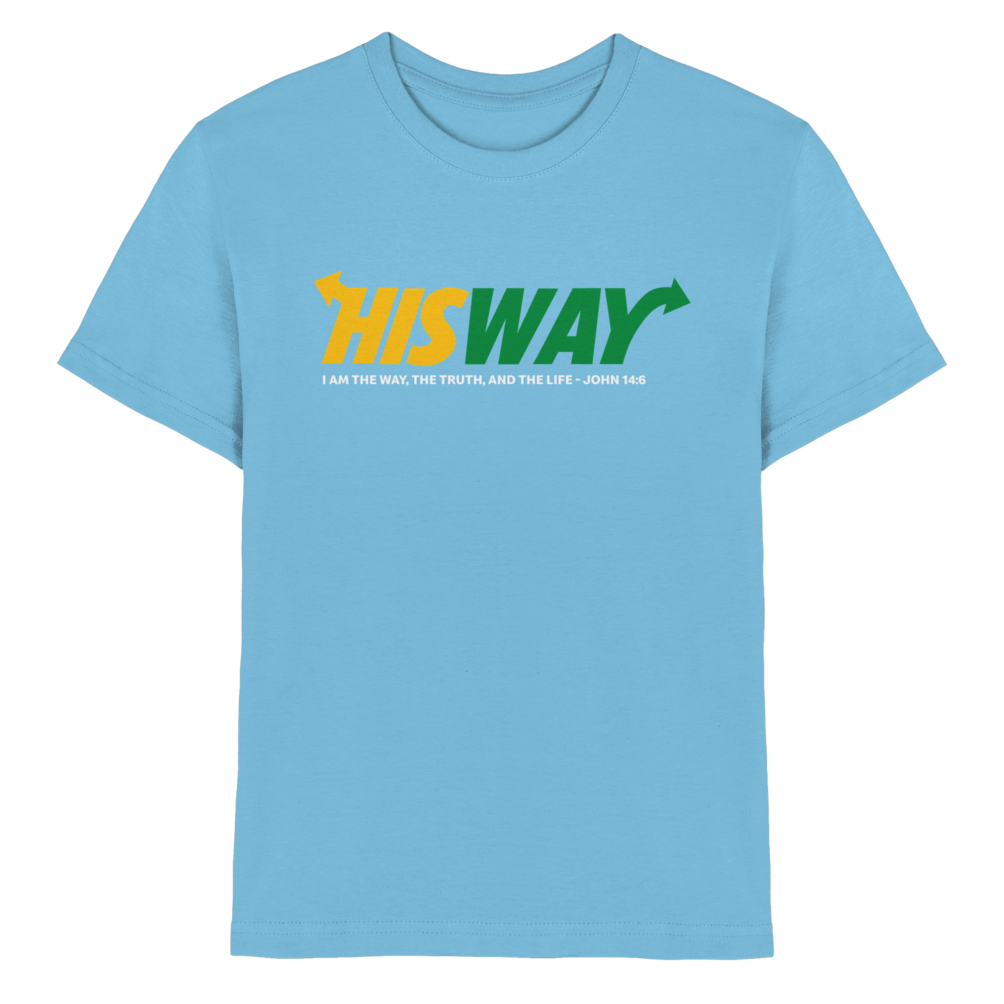 His Way – John 14:6 | Christliches Statement Design mit Johannes 14,6 - Kids Premium Shirt