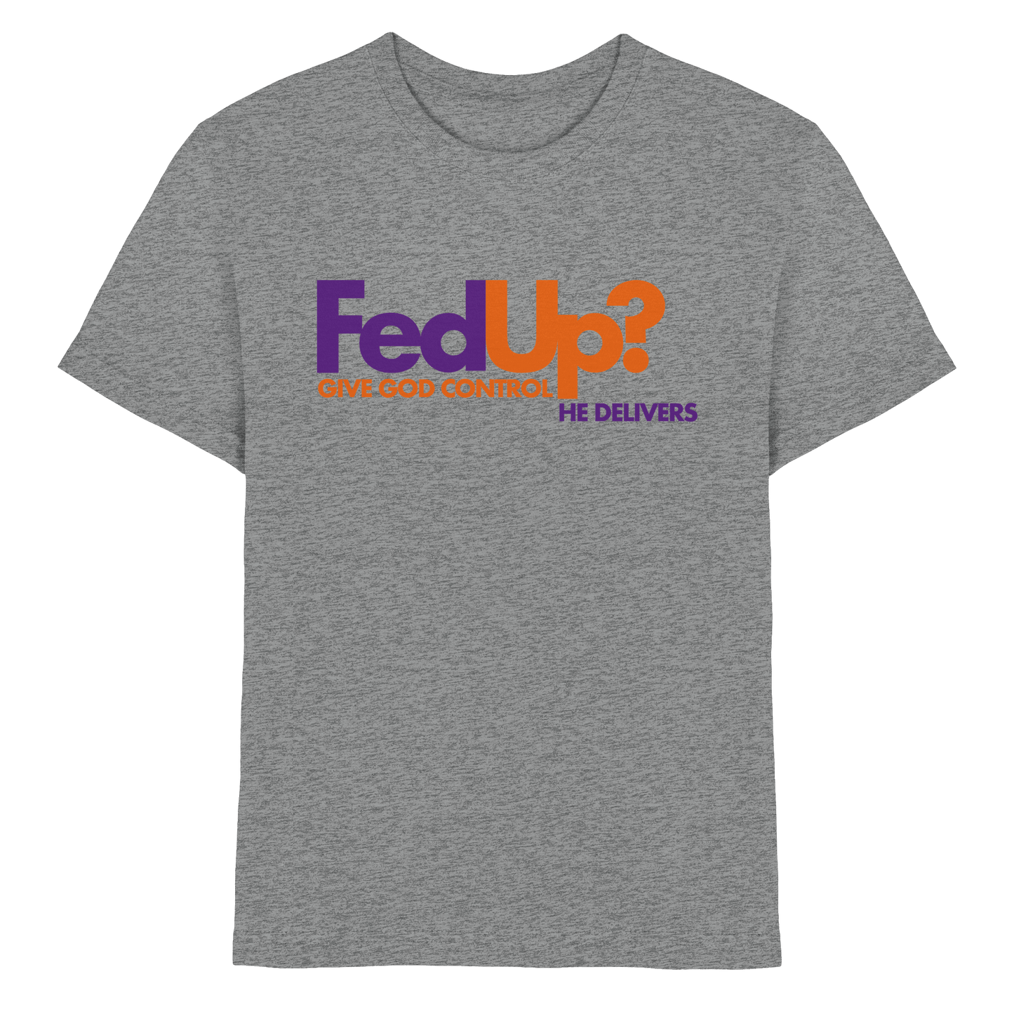 Fed Up? Give God Control – He Delivers | Psalm 34,19 Christliches Statement Design - Kids Premium Shirt