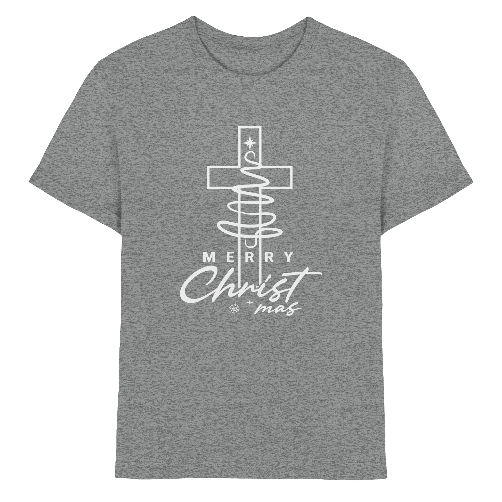 Kreuz und Christbaum – Merry Christ*mas Design - Kids Premium Shirt