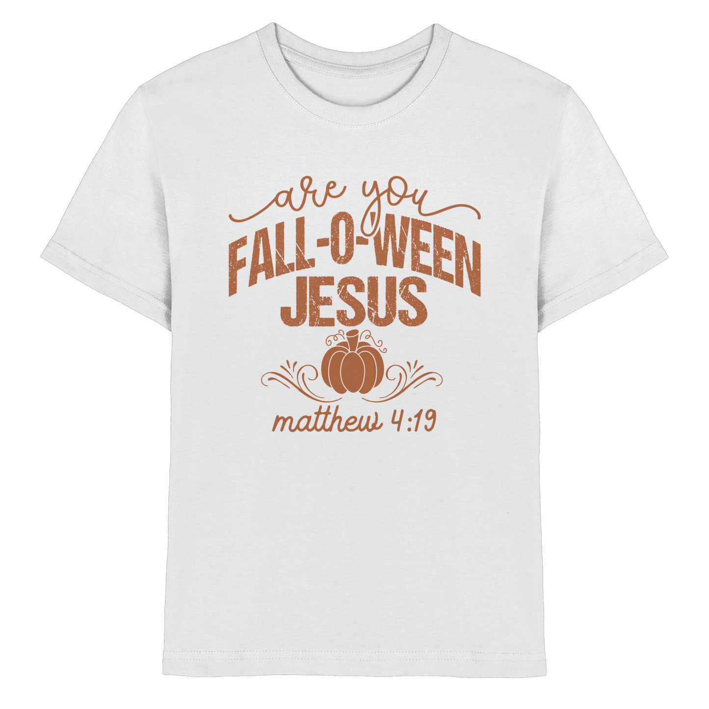 Are you FALL O WEEN Jesus? – Matthew 4:19 | Christliche Halloween Produkte - Kids Premium Shirt