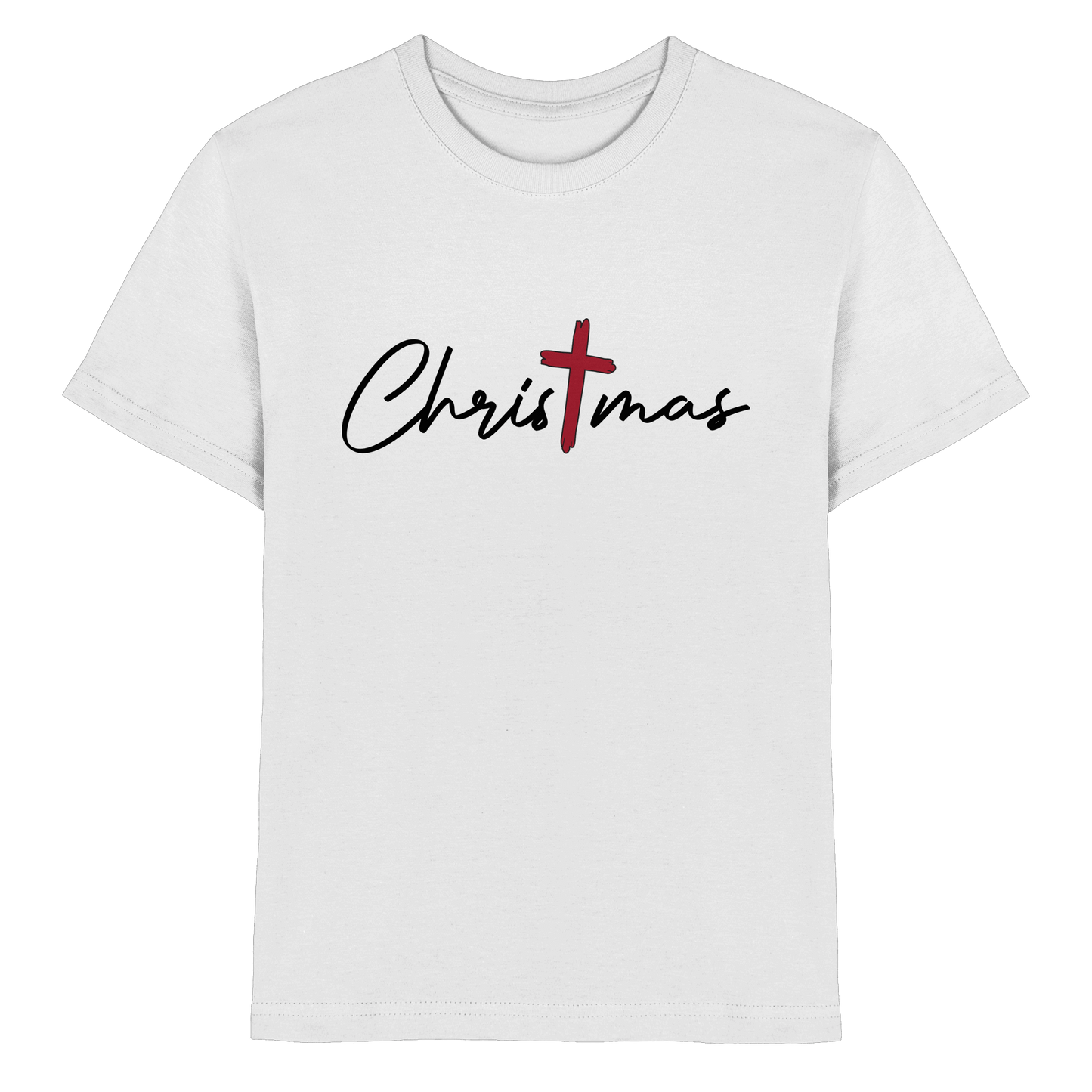 Christmas – das Kreuz im Mittelpunkt von Weihnachten | Christliches Design  - Kids Premium Shirt