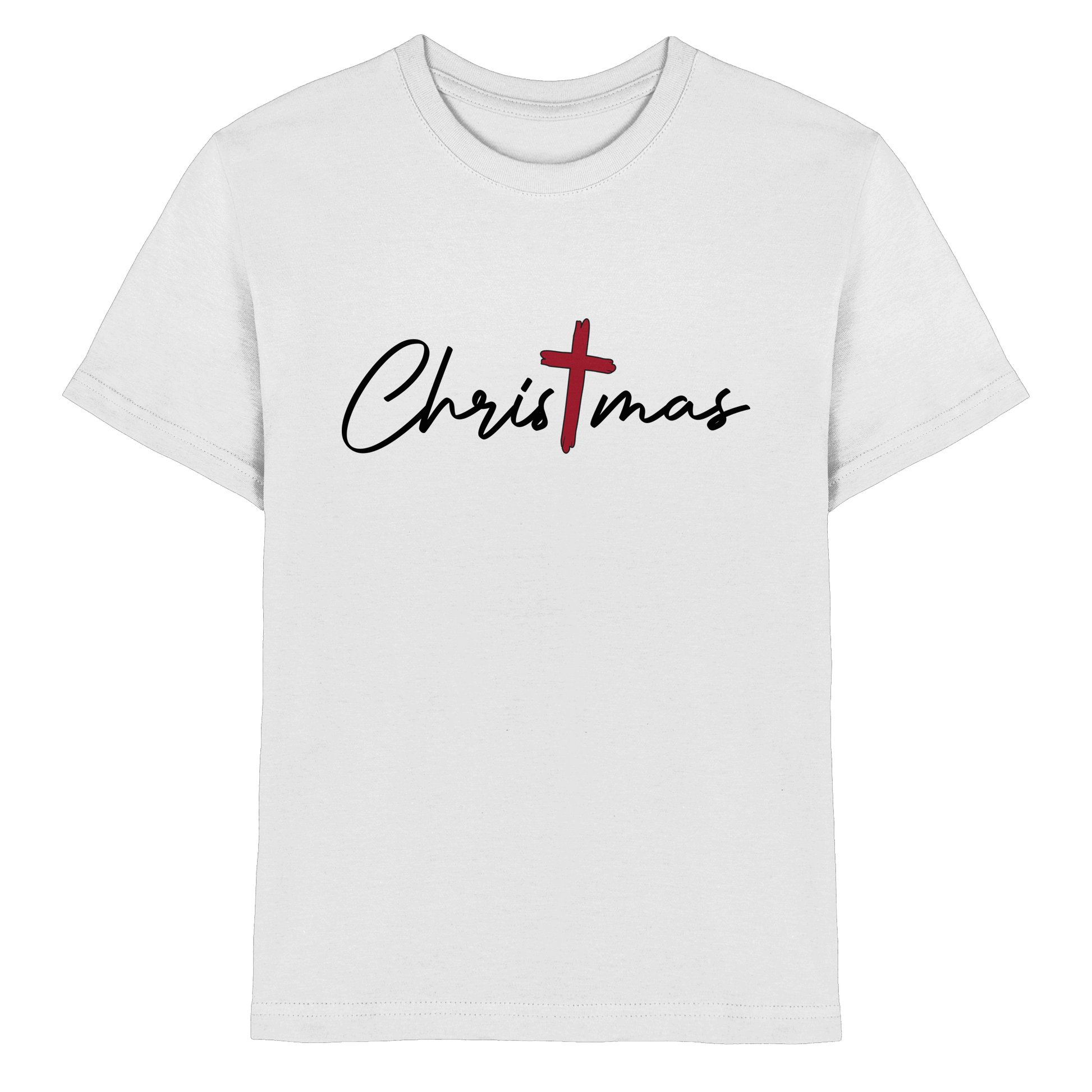 Christmas – das Kreuz im Mittelpunkt von Weihnachten | Christliches Design  - Kids Premium Shirt