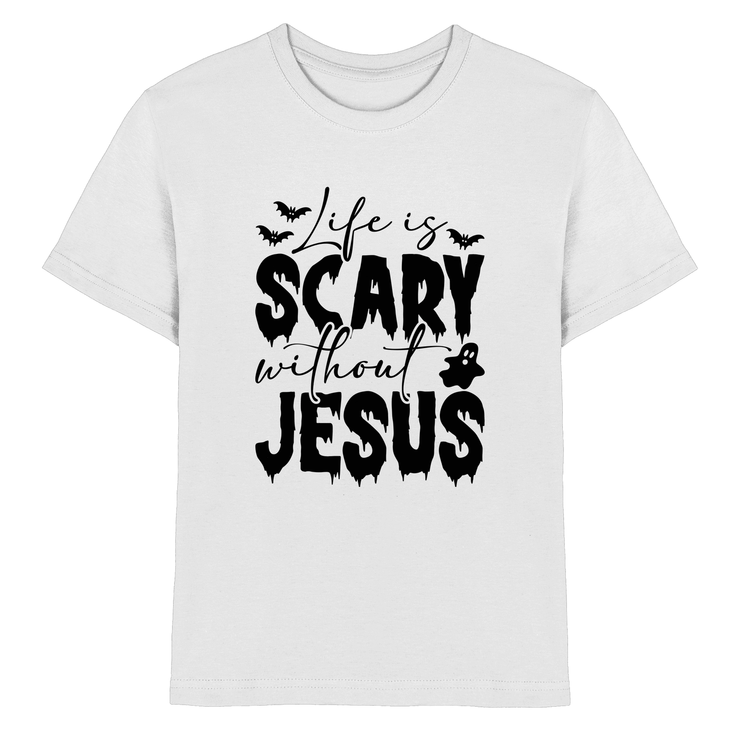 Life is Scary without Jesus - Christliche Kleidung & Geschenke - Kids Premium Shirt