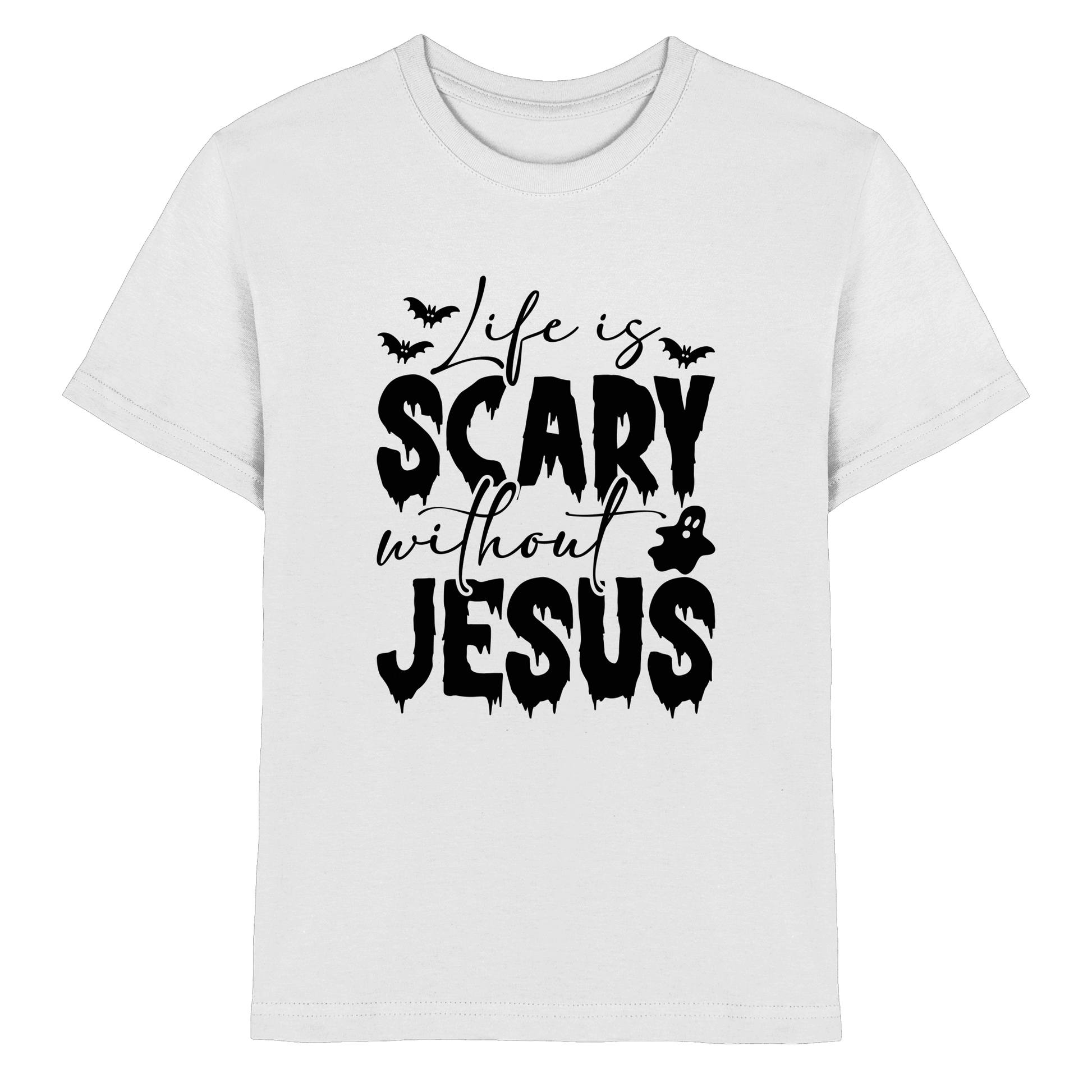 Life is Scary without Jesus - Christliche Kleidung & Geschenke - Kids Premium Shirt