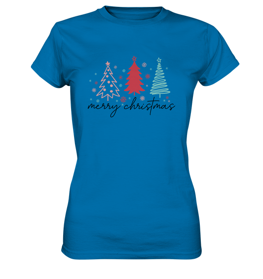 Elegant Christmas Greetings - Ladies Premium Shirt