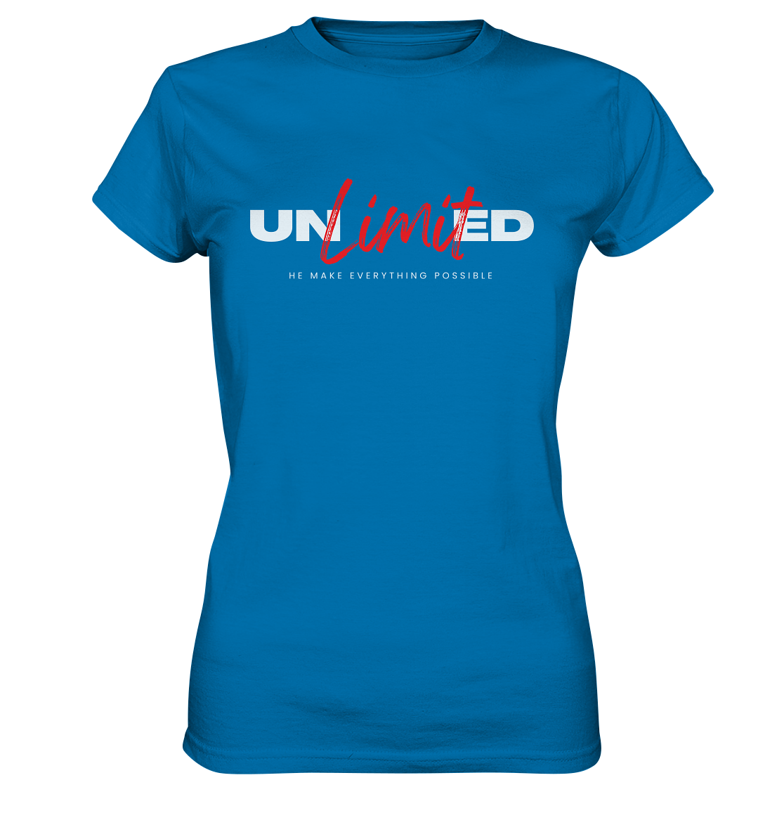 Unbegrenzte Möglichkeiten "Unlimited" - Ladies Premium Shirt
