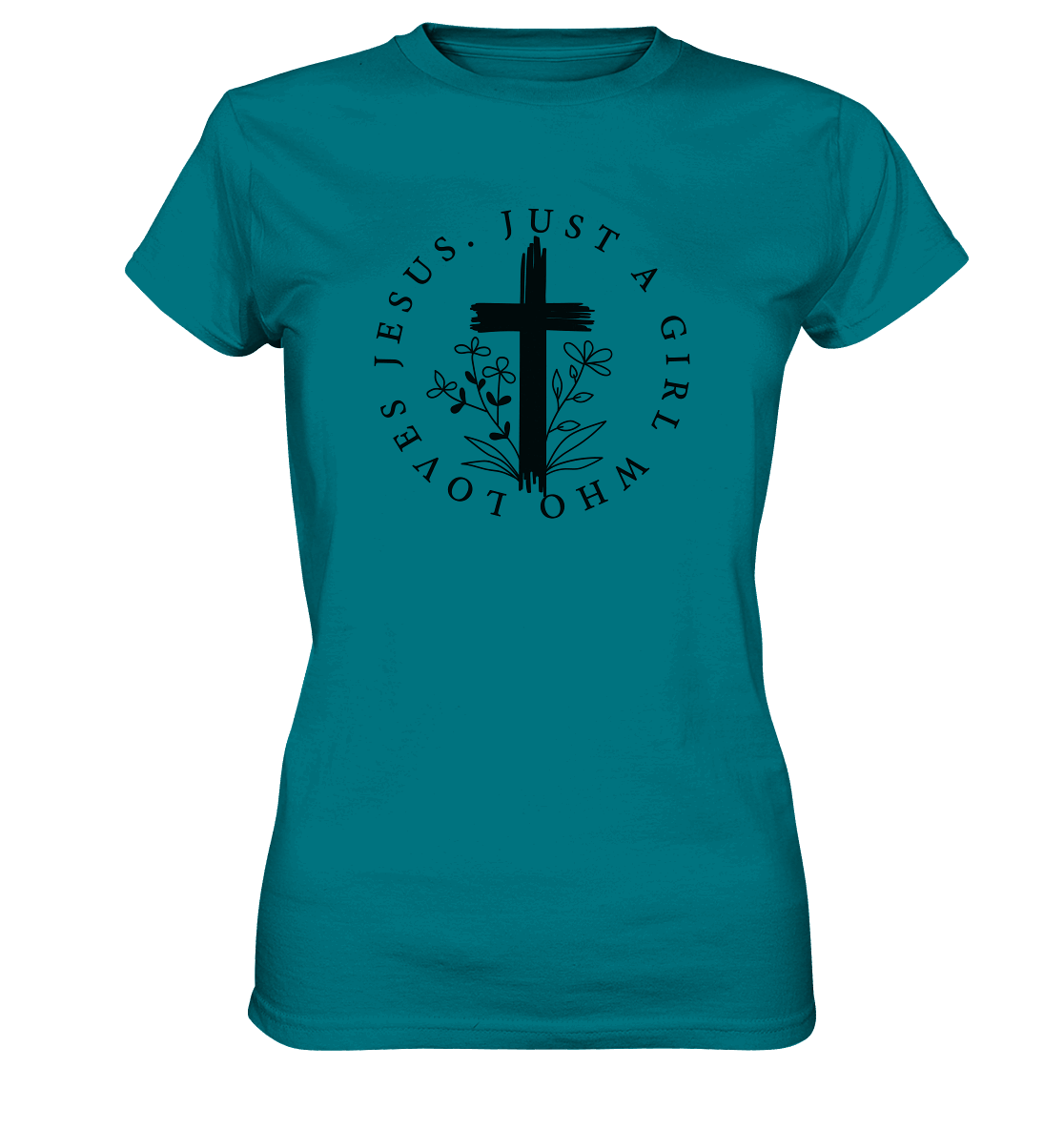 Just a girl who loves Jesus - Ladies Premium Shirt