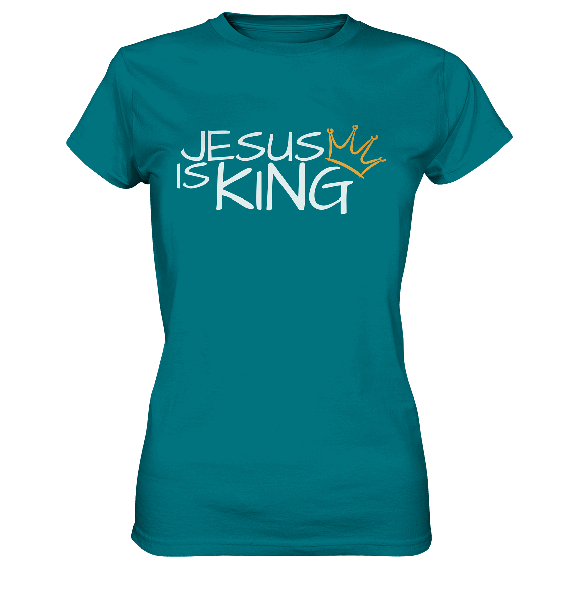 Jesus is King – Eine kraftvolle Botschaft des Glaubens | Christliche Kleidung - Ladies Premium Shirt