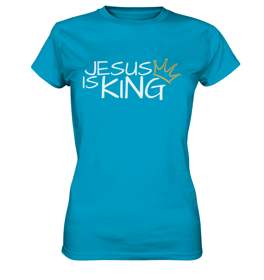Jesus is King – Eine kraftvolle Botschaft des Glaubens | Christliche Kleidung - Ladies Premium Shirt