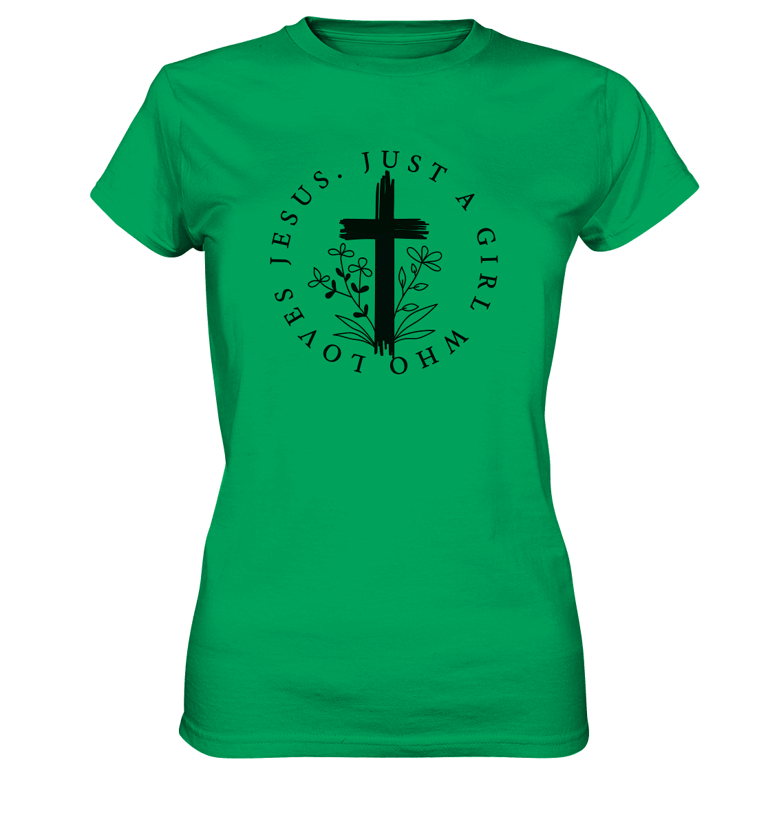 Just a girl who loves Jesus - Ladies Premium Shirt