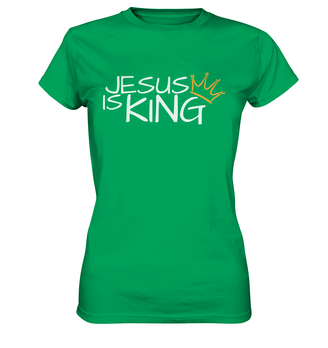Jesus is King – Eine kraftvolle Botschaft des Glaubens | Christliche Kleidung - Ladies Premium Shirt