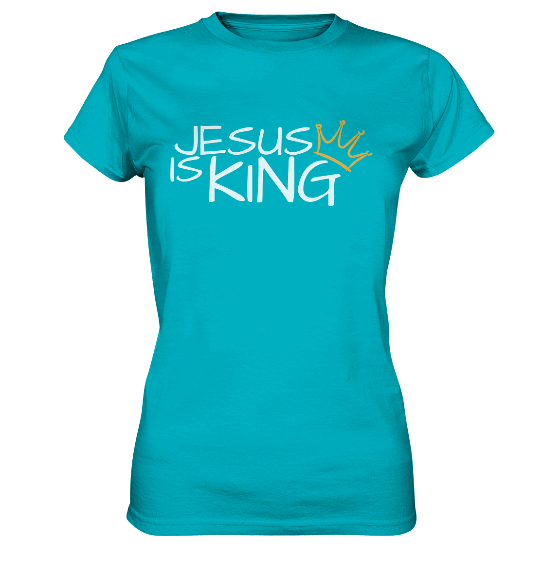 Jesus is King – Eine kraftvolle Botschaft des Glaubens | Christliche Kleidung - Ladies Premium Shirt