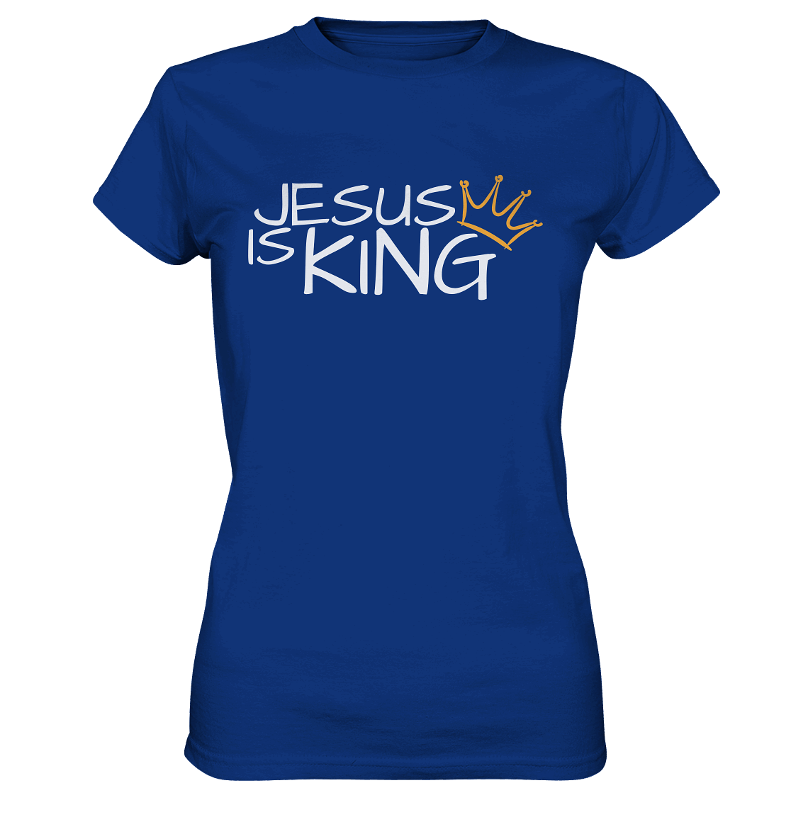 Jesus is King – Eine kraftvolle Botschaft des Glaubens | Christliche Kleidung - Ladies Premium Shirt