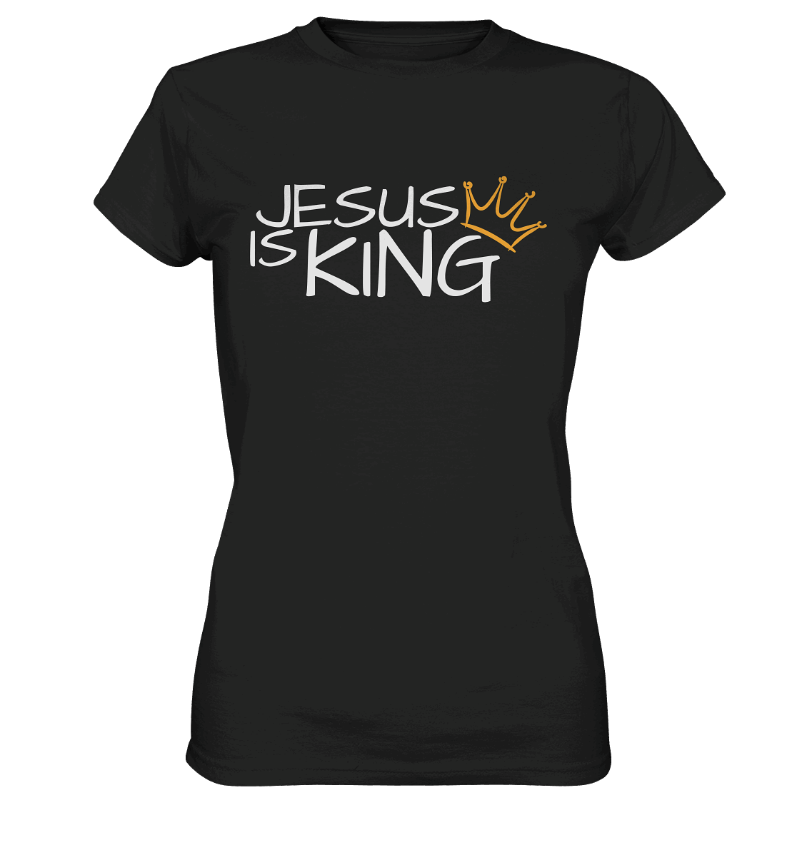 Jesus is King – Eine kraftvolle Botschaft des Glaubens | Christliche Kleidung - Ladies Premium Shirt