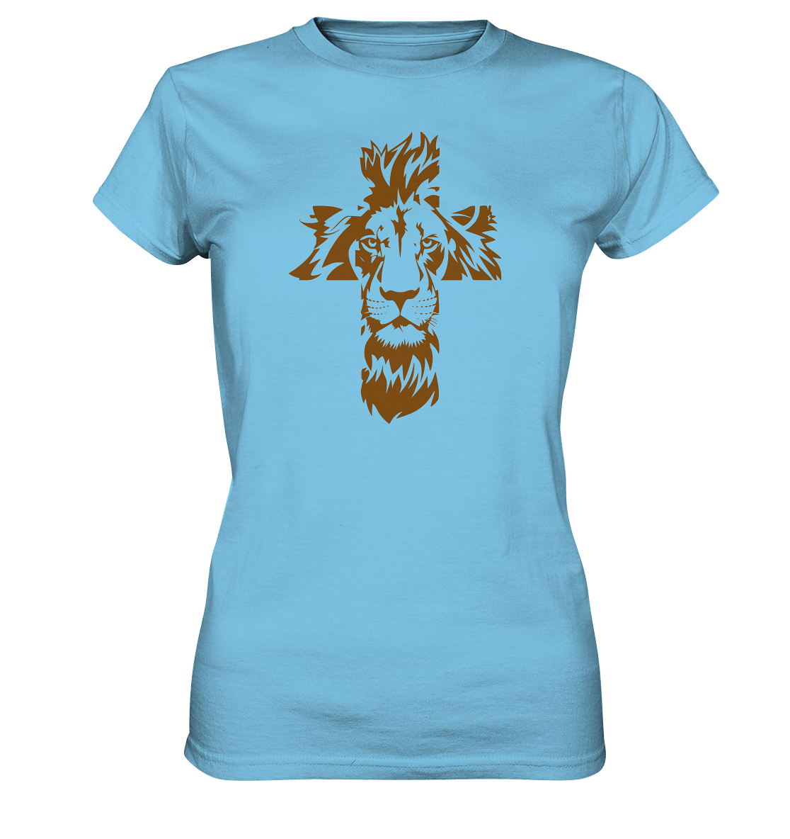 Im Zeichen des Löwen – Fest verwurzelt im Glauben | Christliche Kleidung - Ladies Premium Shirt