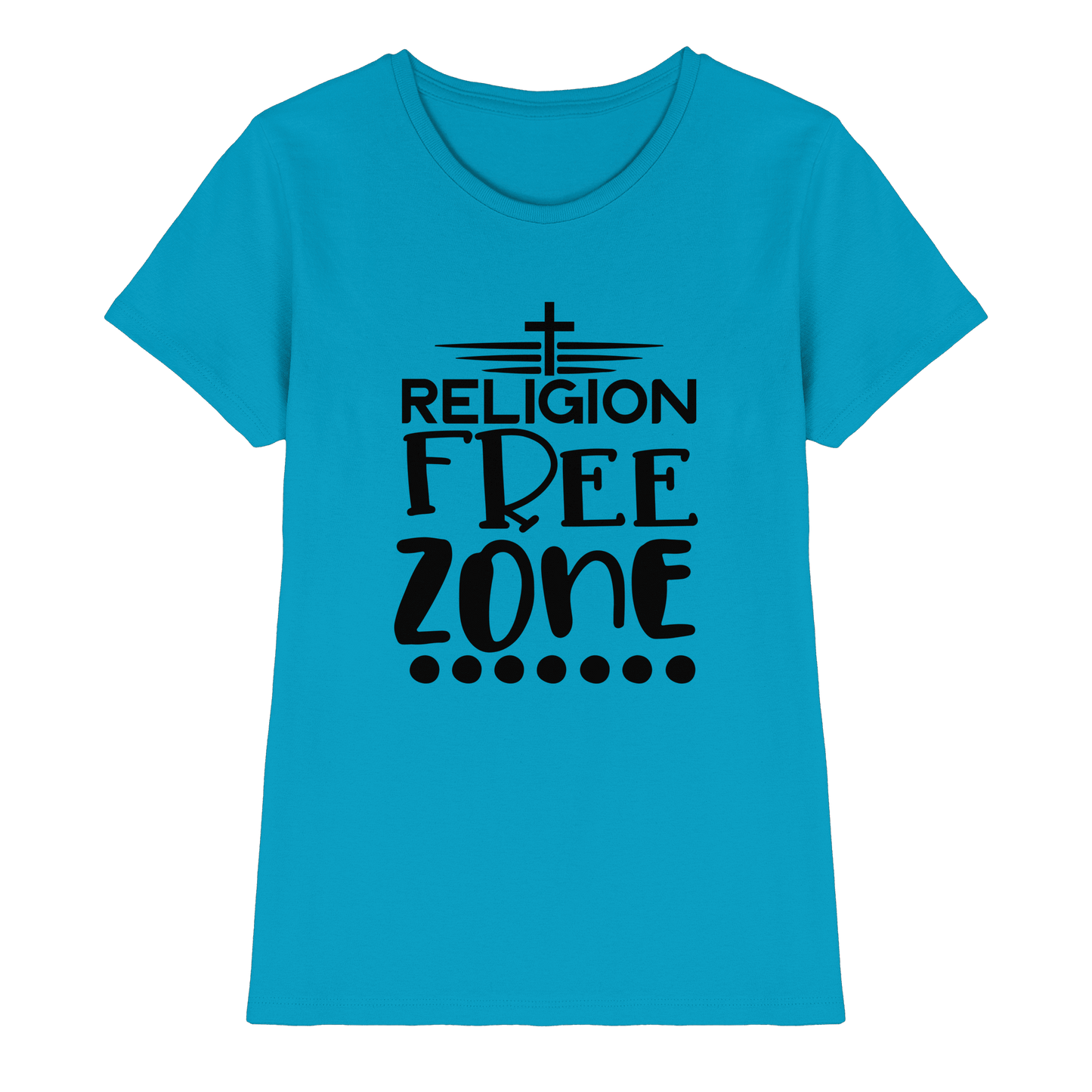 Religion Free Zone | Christliche Kleidung & Geschenke mit Botschaft - Ladies Premium Shirt