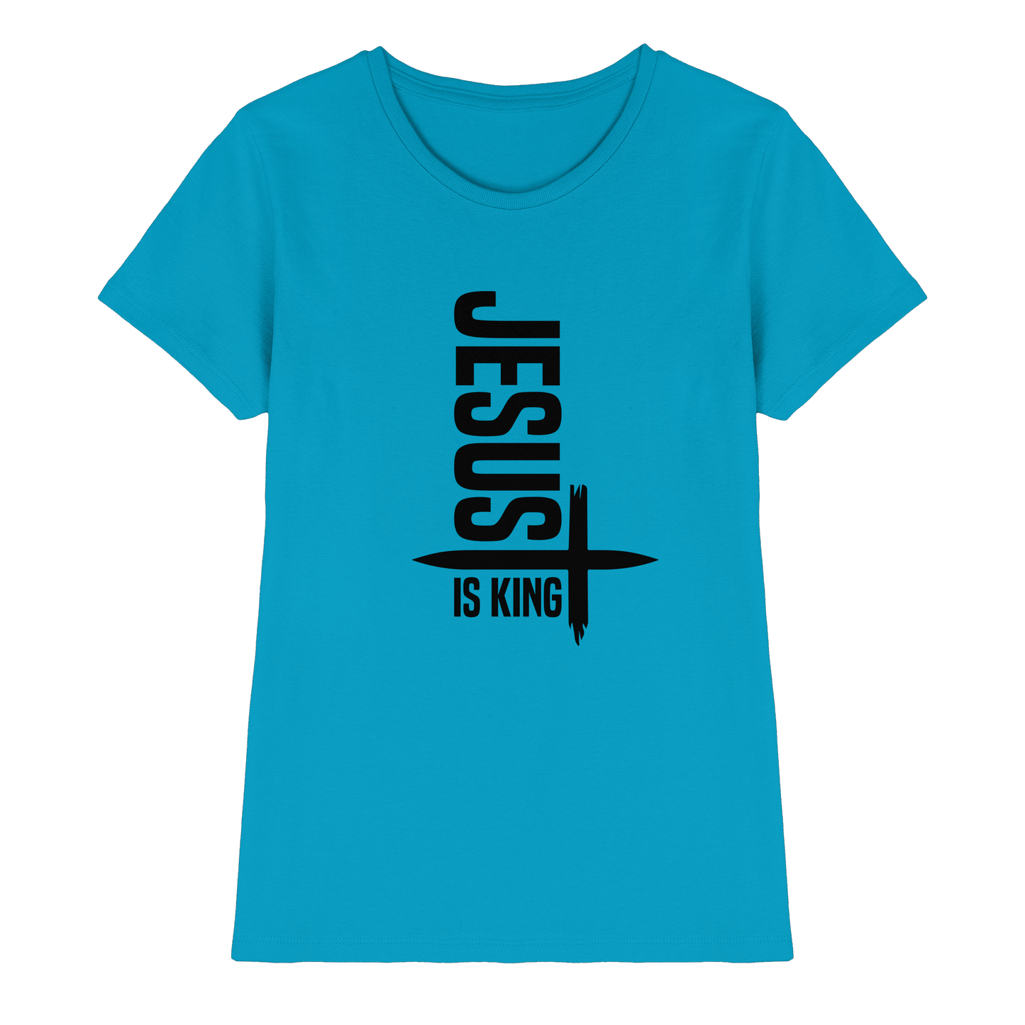 Jesus is King | Ein Statement des Glaubens - Ladies Premium Shirt