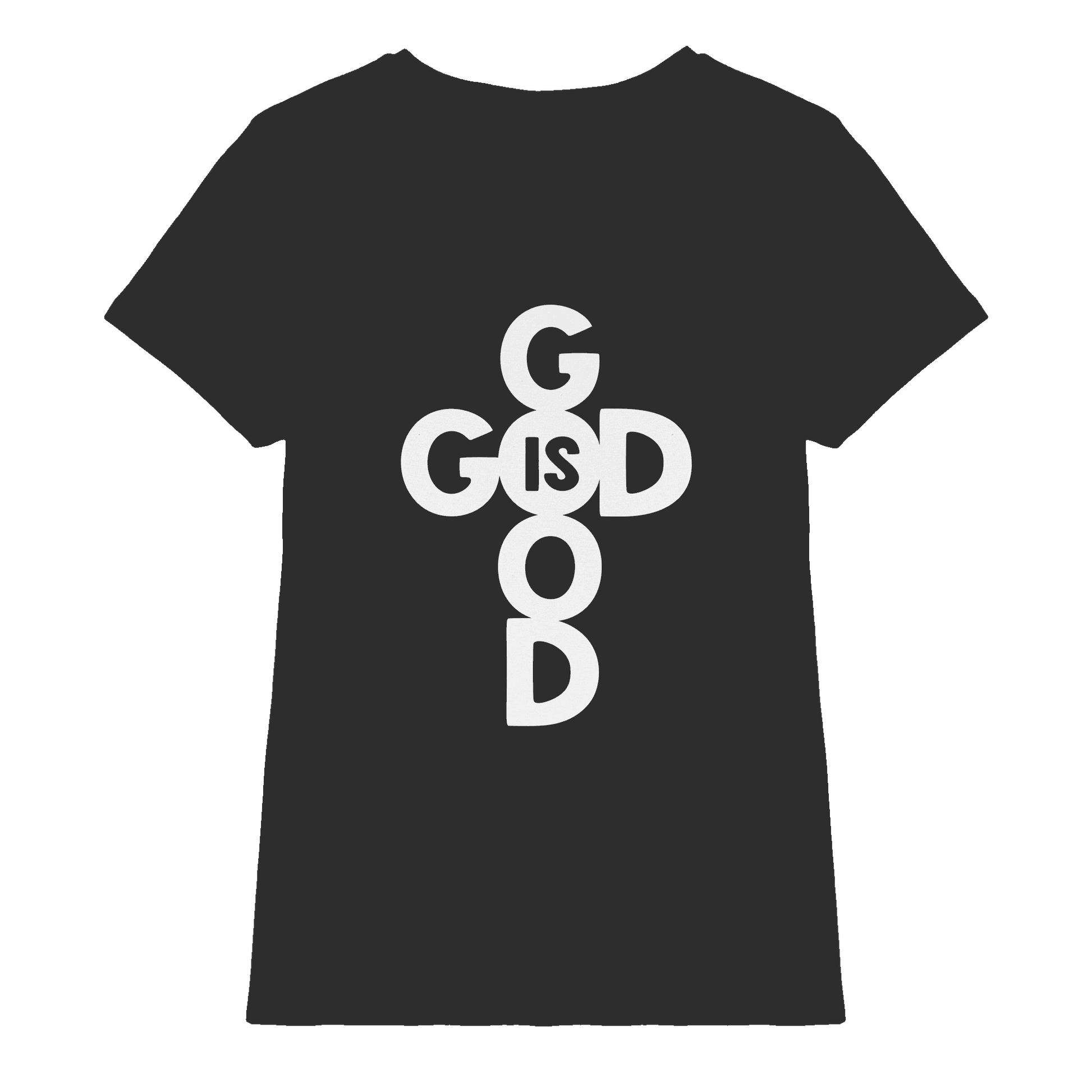 God is Good | Christliche Kleidung & Geschenke im Kreuz-Design - Ladies Premium Shirt