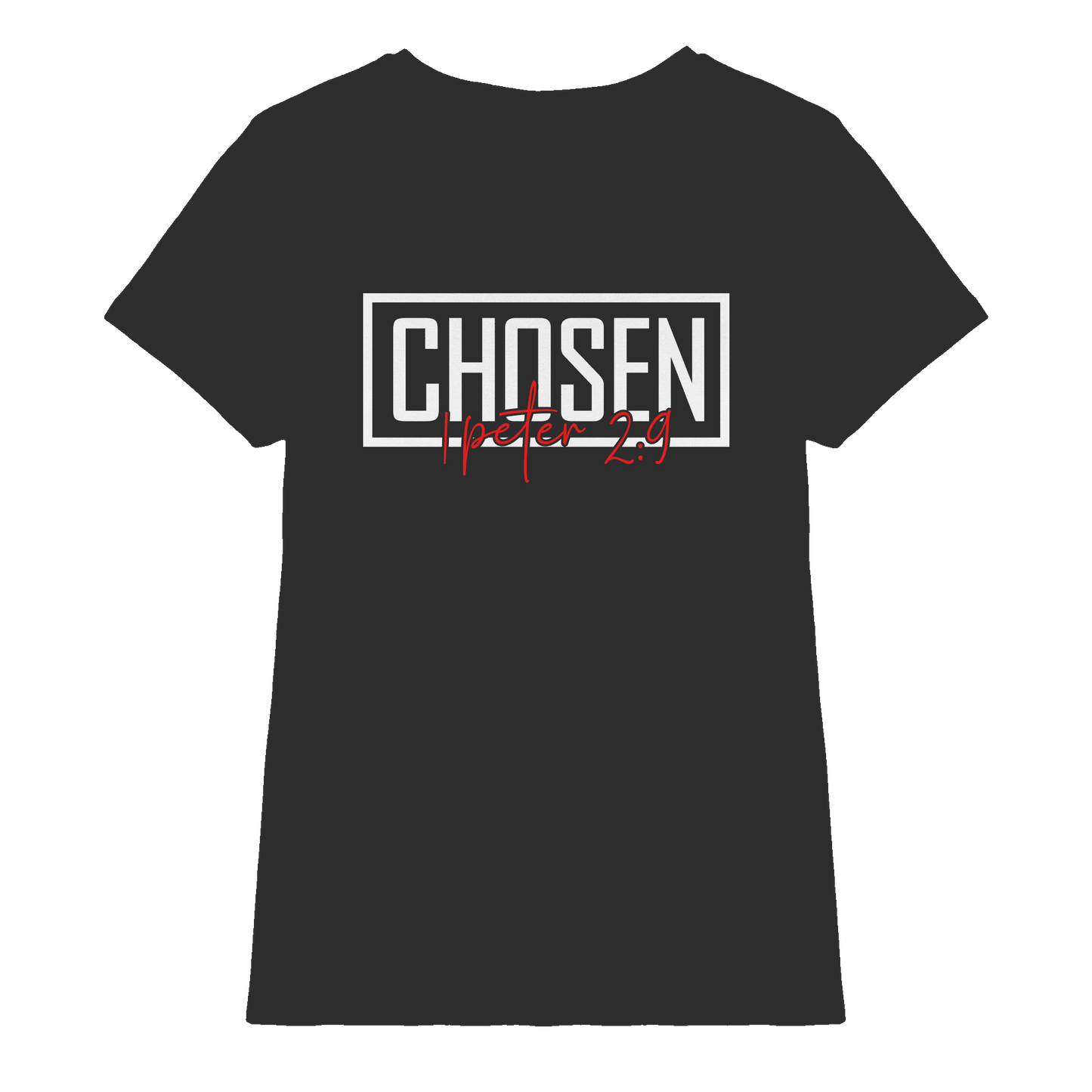 Chosen – 1. Petrus 2:9 – Auserwählt und berufen | Christliche Produkte - Ladies Premium Shirt
