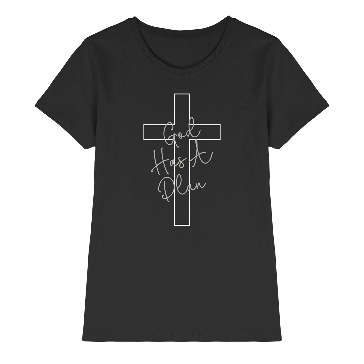 Jeremiah 29:11 – God Has a Plan | Christliches Design - Ladies Premium Shirt - GfoitMa - Black / XS
