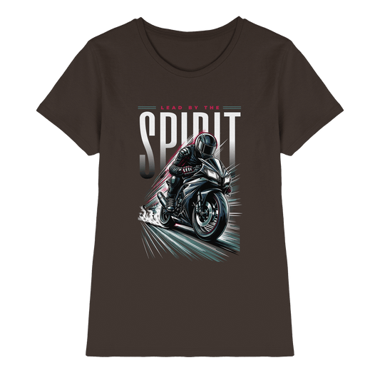 Lead by the Spirit | Christliche Kleidung & Geschenke im Motorrad-Design - Ladies Premium Shirt