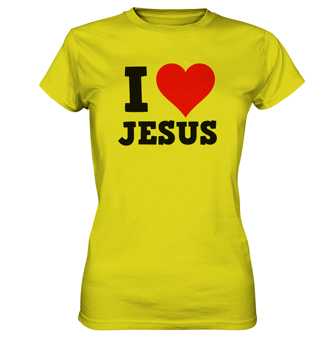 I Love Jesus - Ladies Premium Shirt