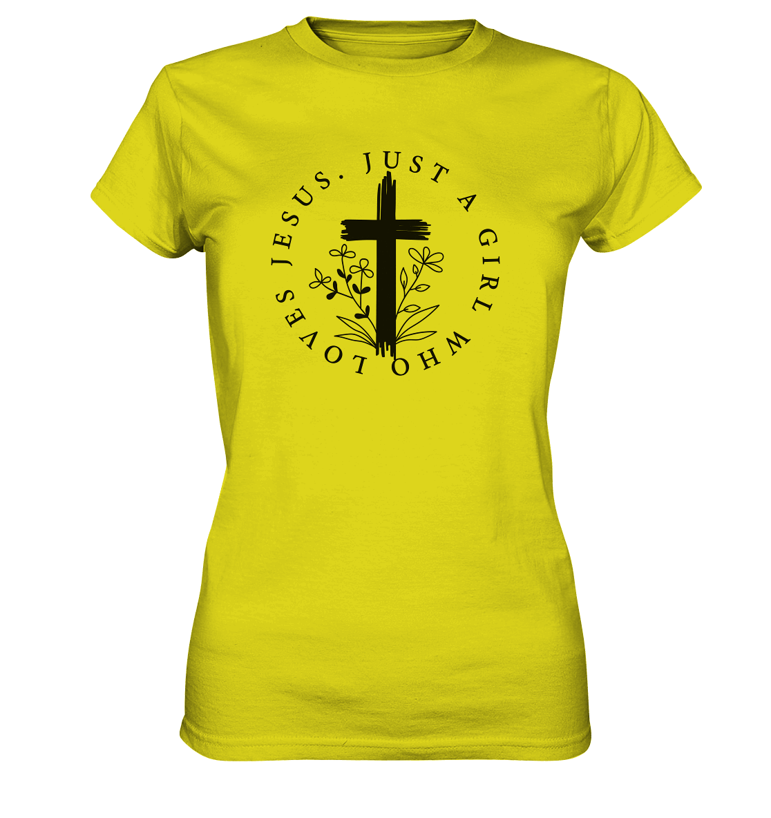 Just a girl who loves Jesus - Ladies Premium Shirt