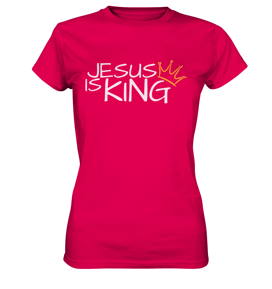 Jesus is King – Eine kraftvolle Botschaft des Glaubens | Christliche Kleidung - Ladies Premium Shirt