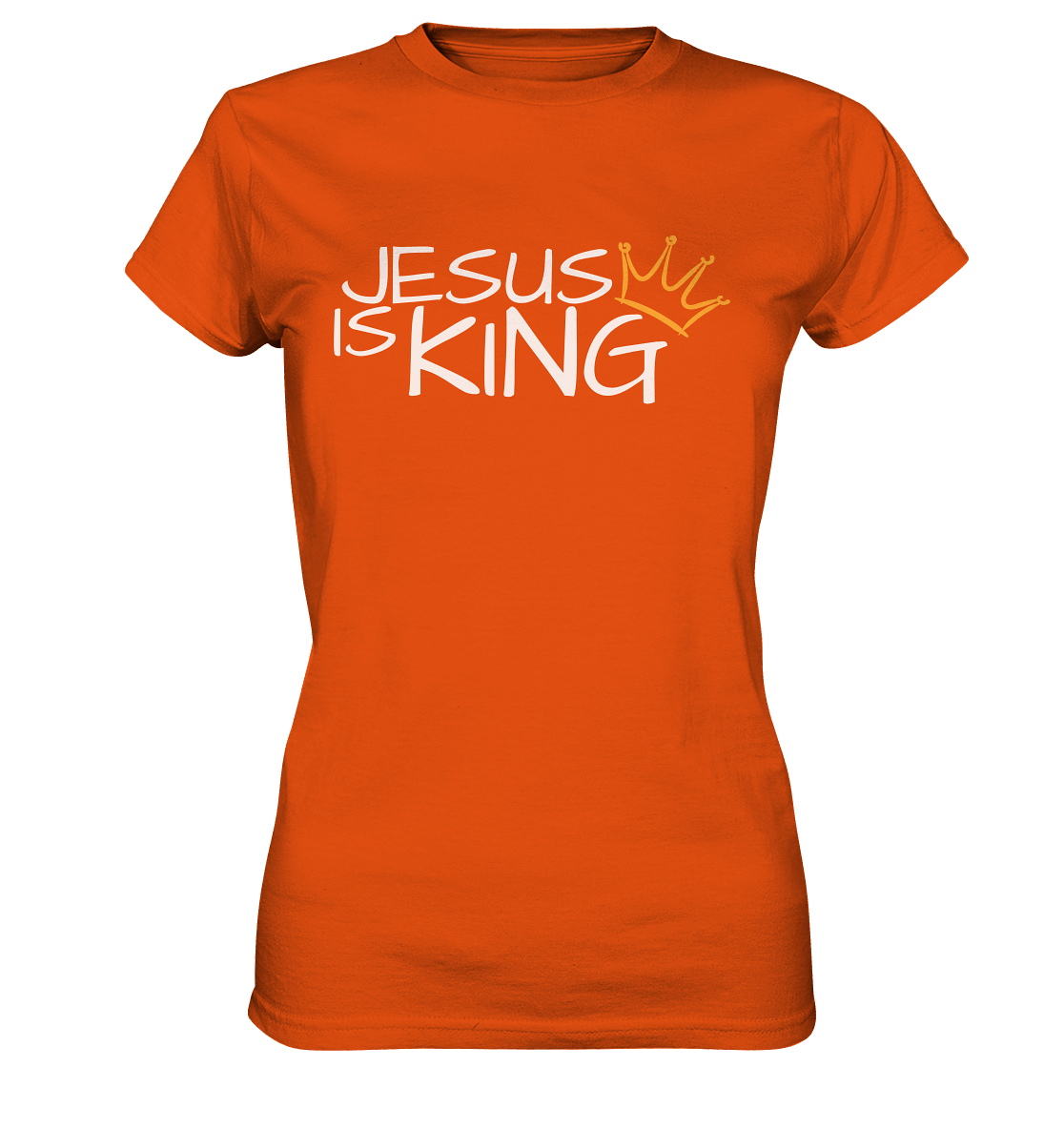 Jesus is King – Eine kraftvolle Botschaft des Glaubens | Christliche Kleidung - Ladies Premium Shirt