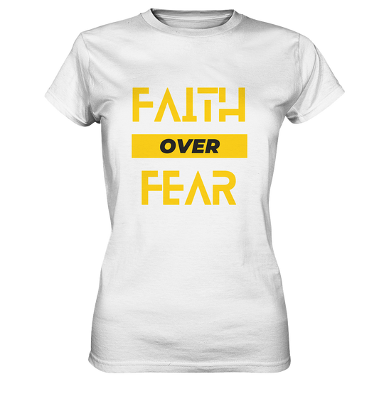 Glaube über Angst - Ladies Premium Shirt