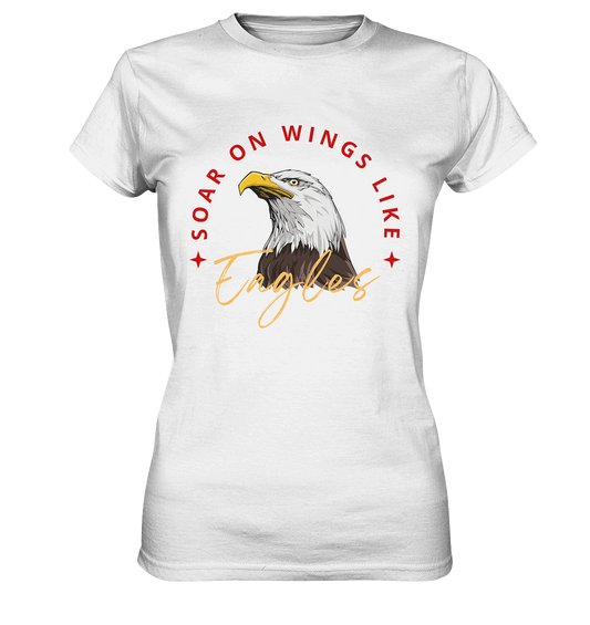 Flügel der Hoffnung - Inspiriert von Jesaja 40:31  - Ladies Premium Shirt