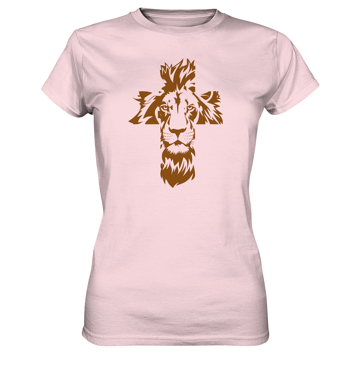 Im Zeichen des Löwen – Fest verwurzelt im Glauben | Christliche Kleidung - Ladies Premium Shirt