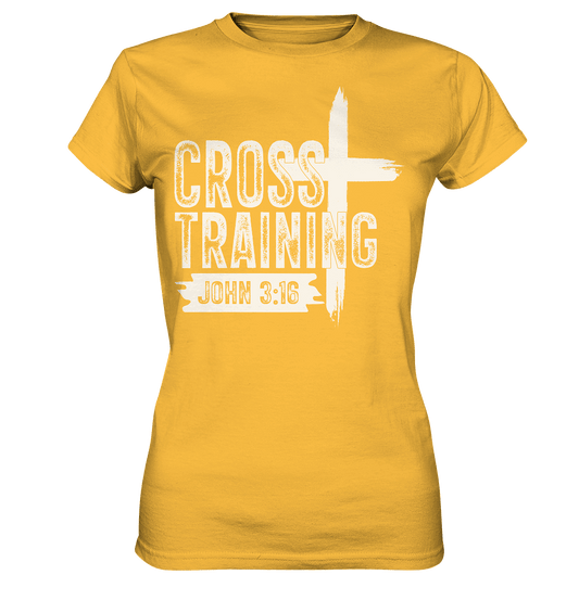Cross Training - John 3:16 - Ladies Premium Shirt