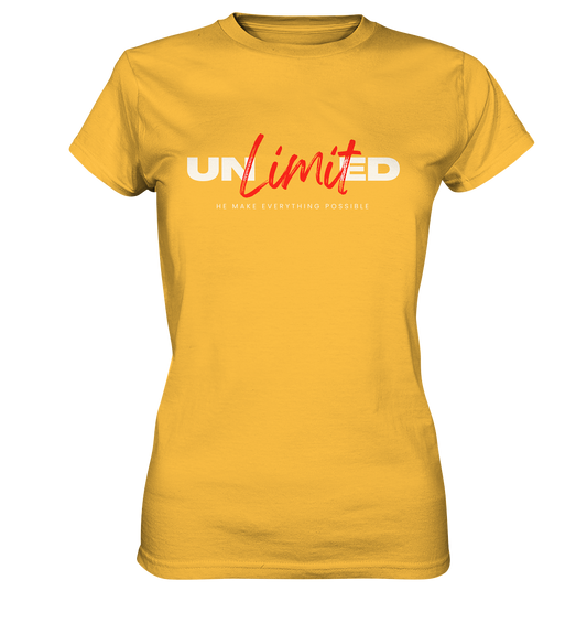 Unbegrenzte Möglichkeiten "Unlimited" - Ladies Premium Shirt
