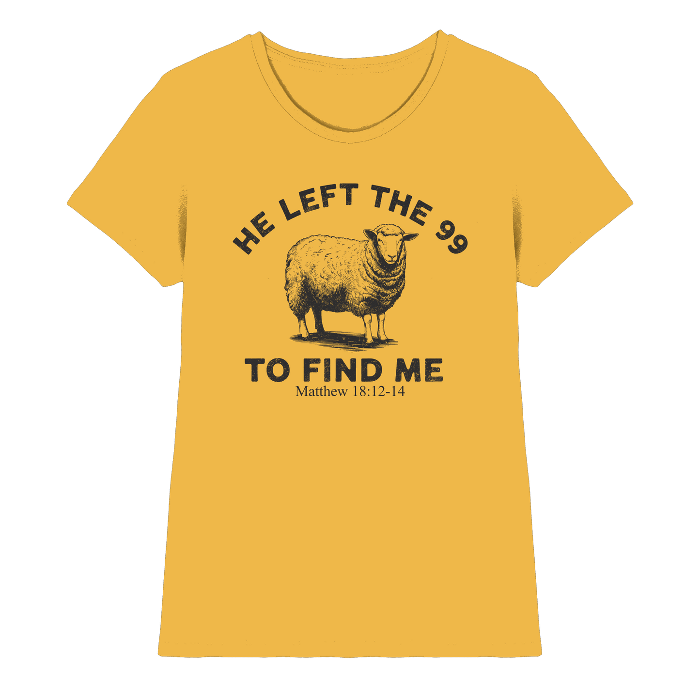 He Left the 99 to Find Me | Persönliches Glaubensbekenntnis - Ladies Premium Shirt