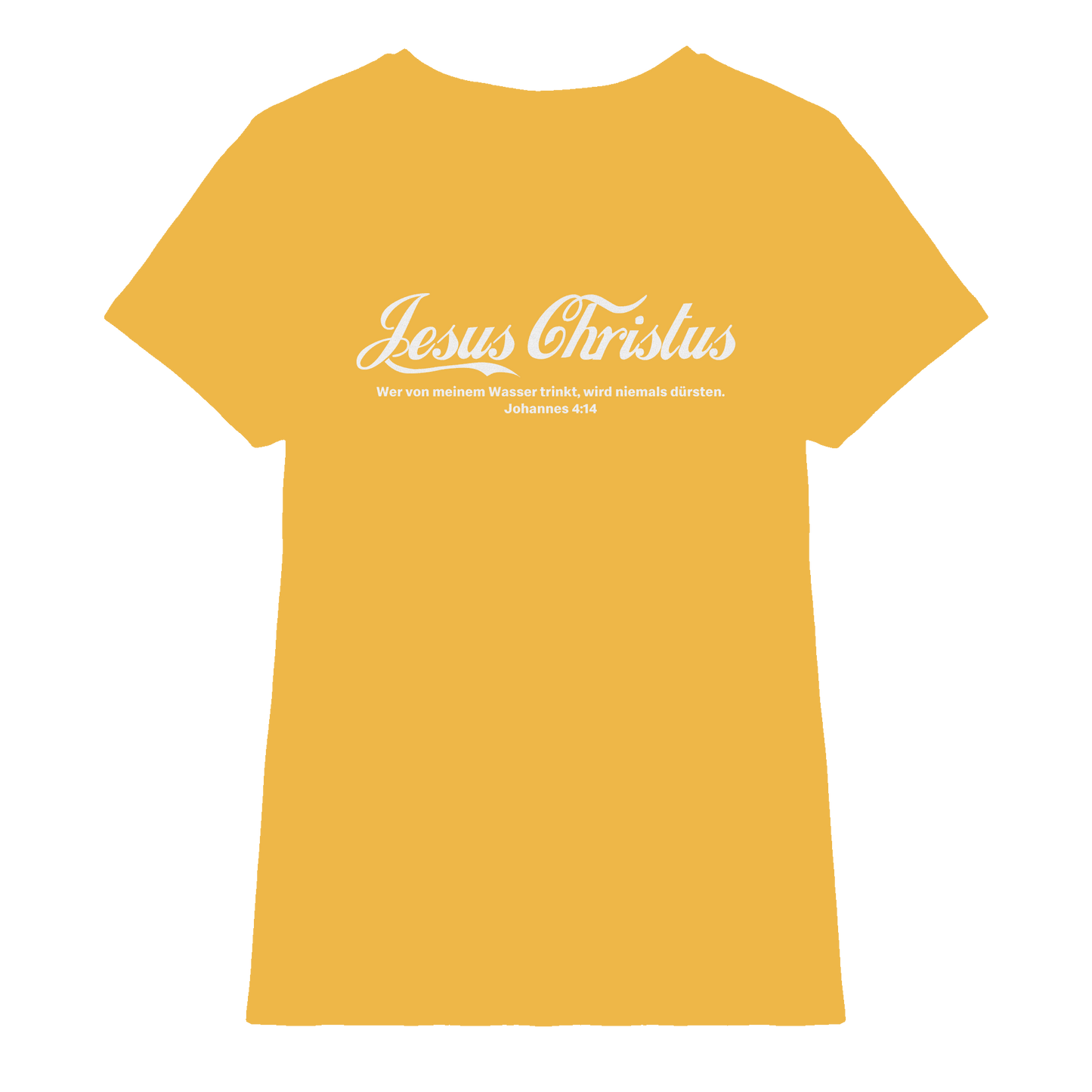Jesus Christus – Johannes 4,14 | Christliches Statement Design „Lebendiges Wasser“ - Ladies Premium Shirt