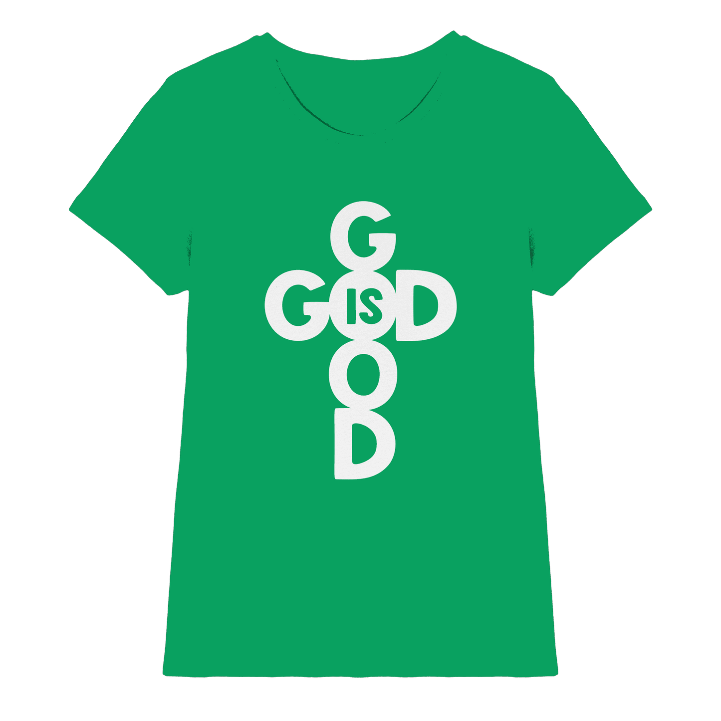 God is Good | Christliche Kleidung & Geschenke im Kreuz-Design - Ladies Premium Shirt