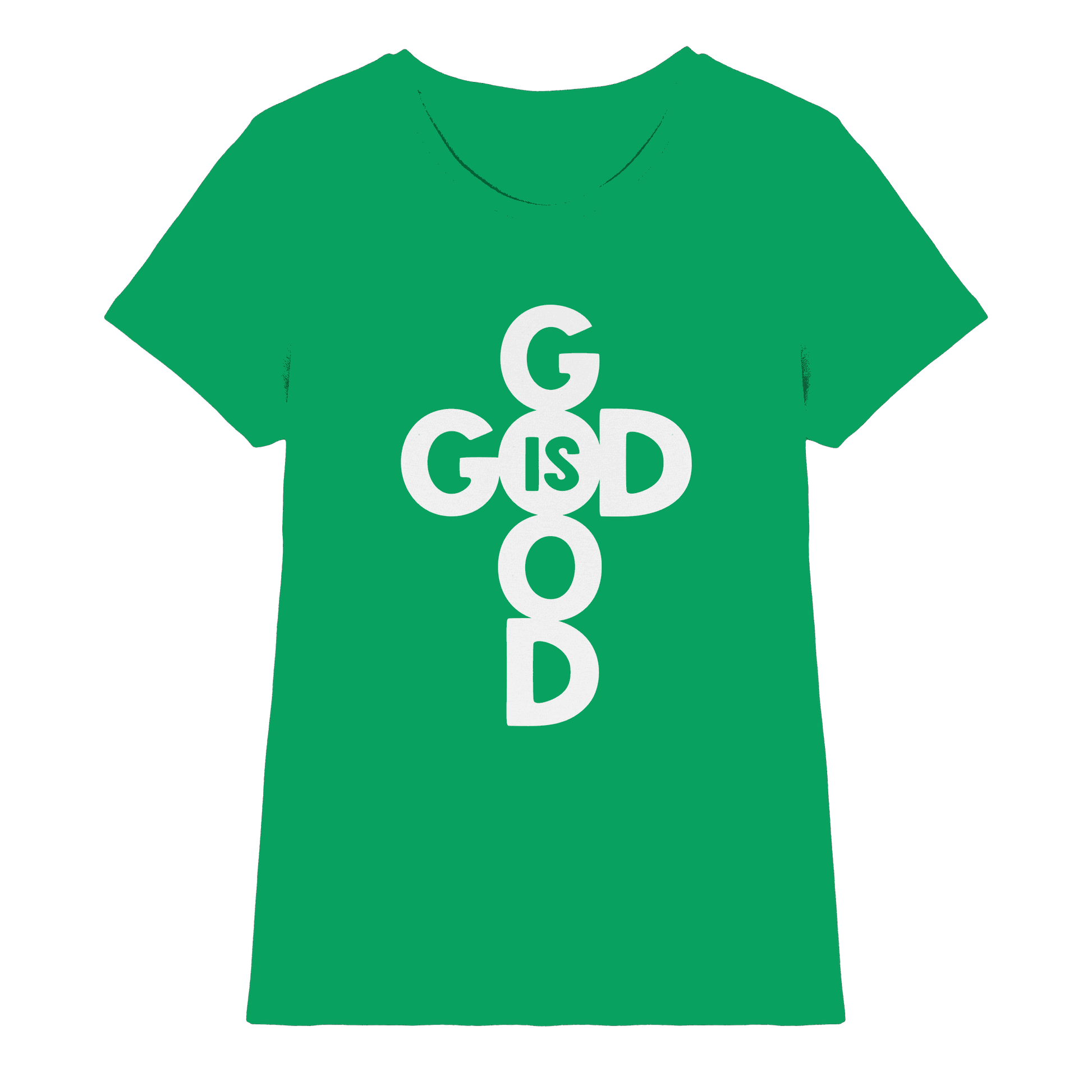 God is Good | Christliche Kleidung & Geschenke im Kreuz-Design - Ladies Premium Shirt