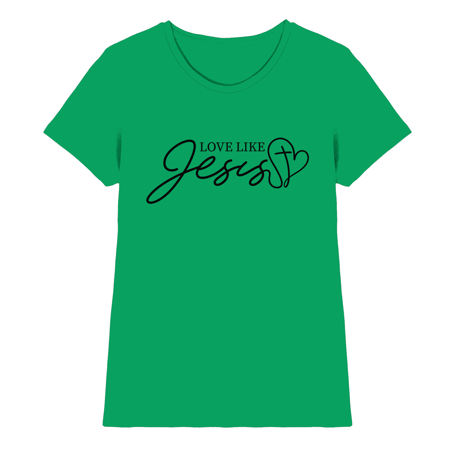 Love Like Jesus – Liebe, die verändert | Ein Statement des Glaubens - Ladies Premium Shirt