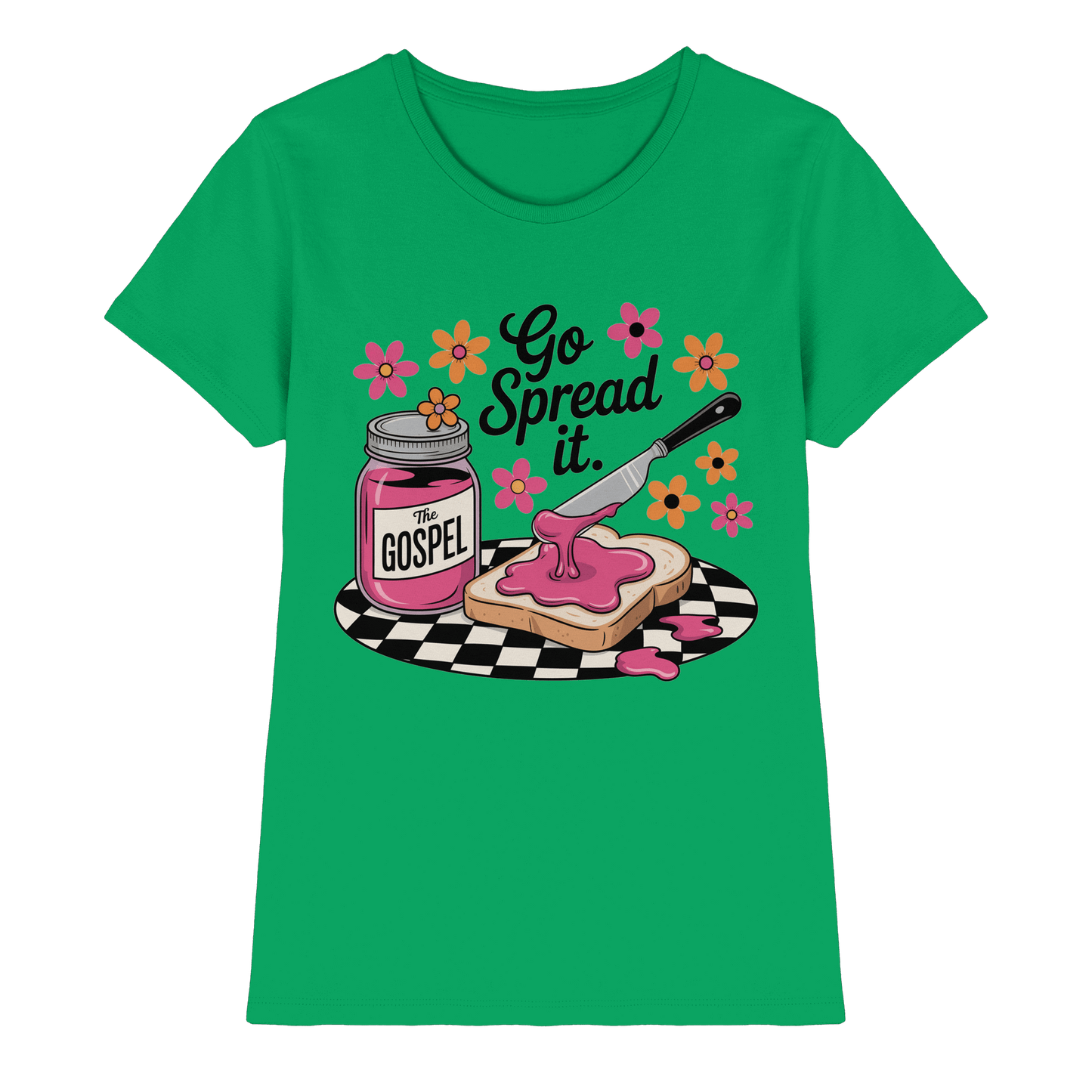 Go Spread It – The Gospel | Christliche Produkte - Ladies Premium Shirt