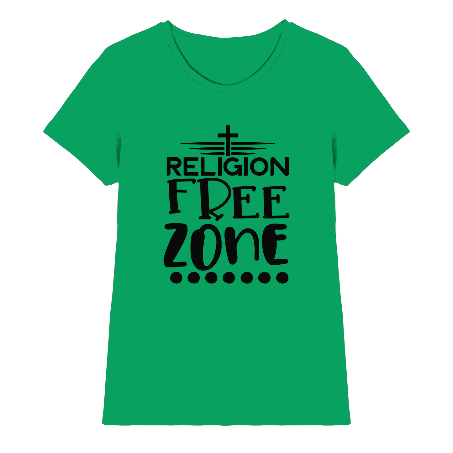 Religion Free Zone | Christliche Kleidung & Geschenke mit Botschaft - Ladies Premium Shirt