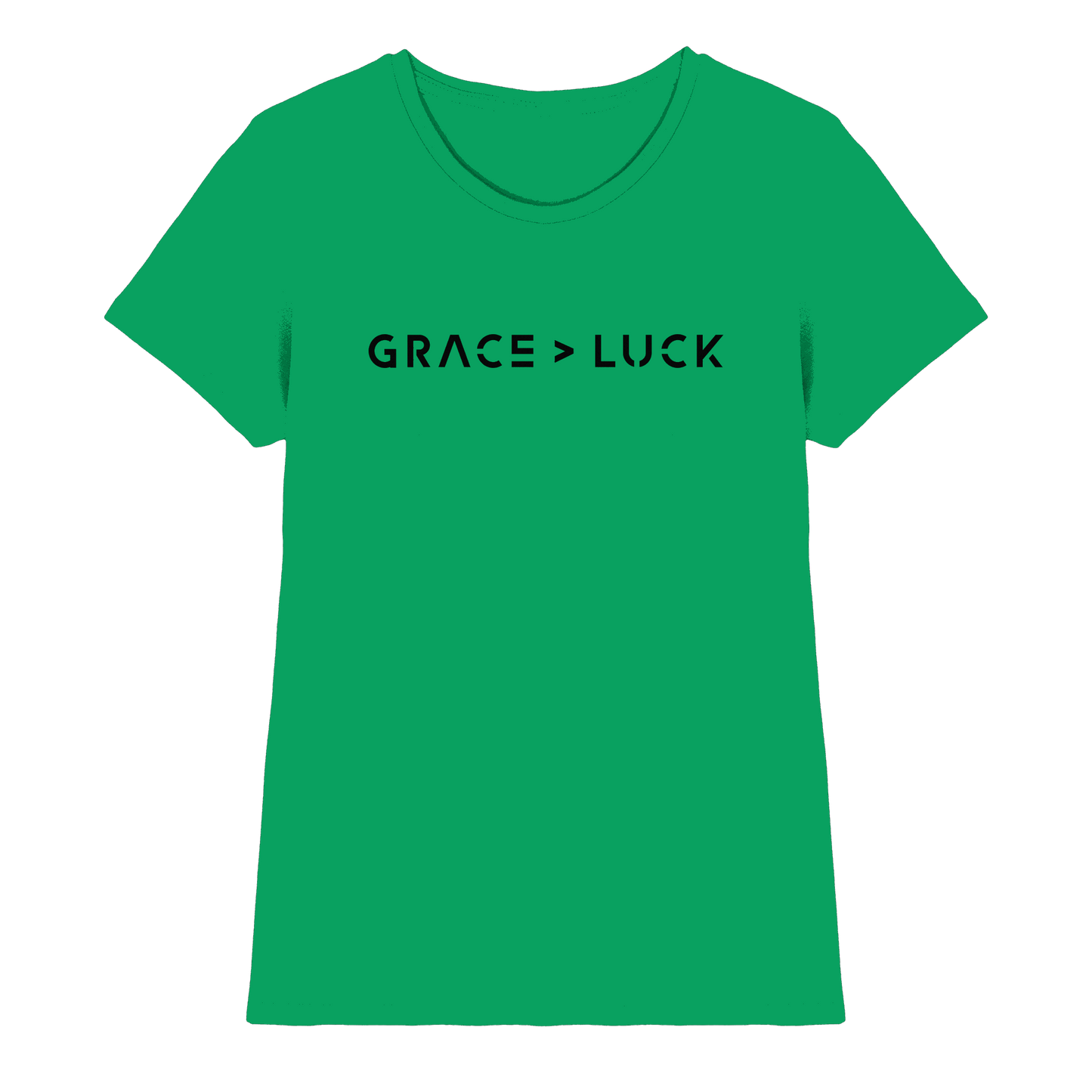 Grace > Luck | Christliches Design über Gottes Gnade - Ladies Premium Shirt