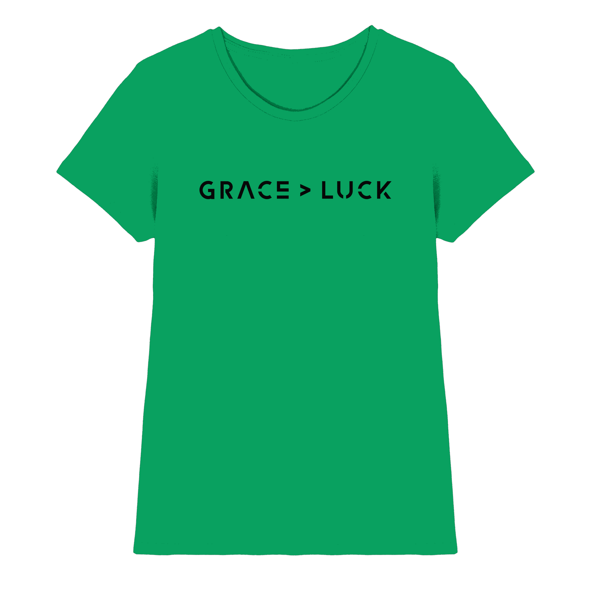 Grace > Luck | Christliches Design über Gottes Gnade - Ladies Premium Shirt
