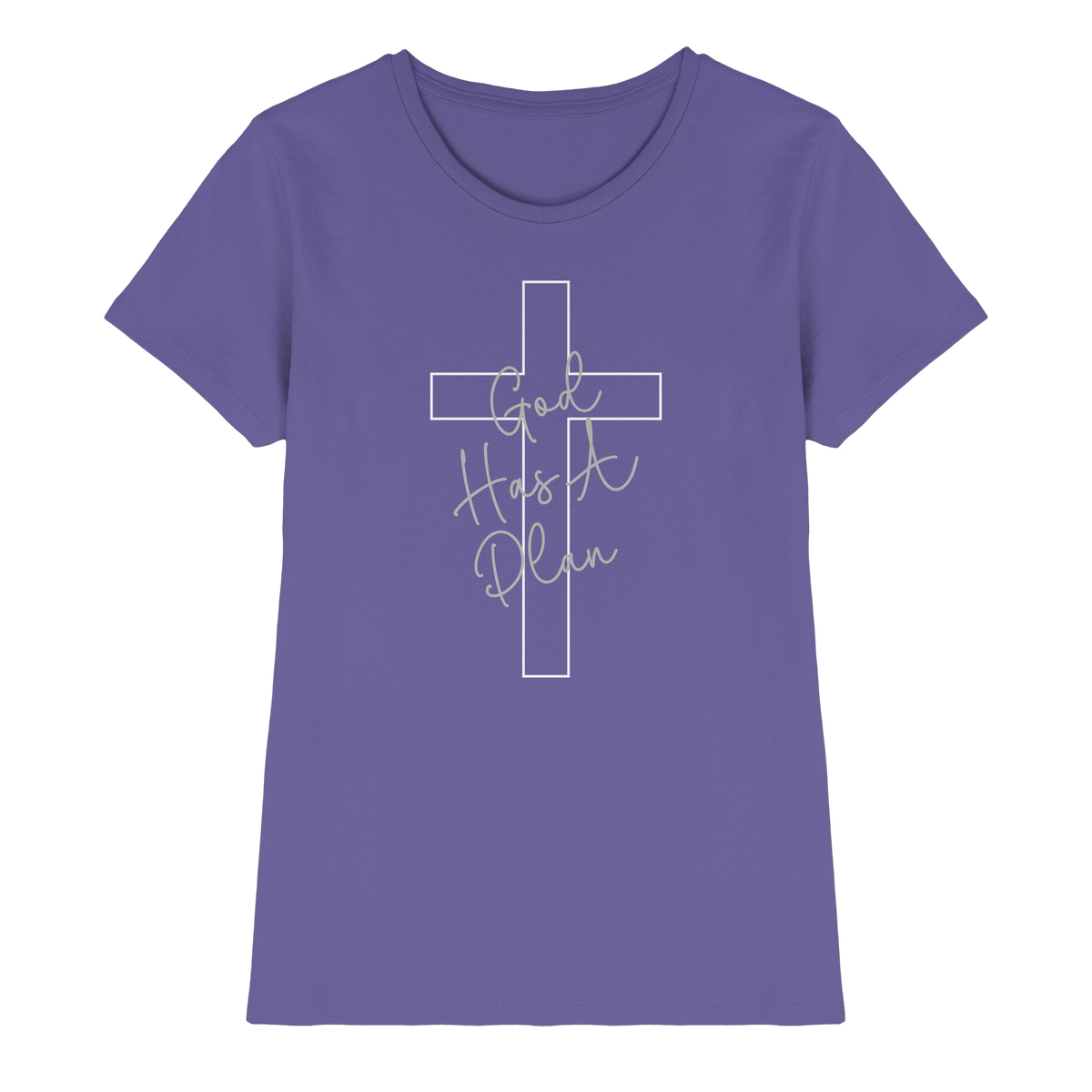 Jeremiah 29:11 – God Has a Plan | Christliches Design - Ladies Premium Shirt - GfoitMa - Millenial Lilac / XS