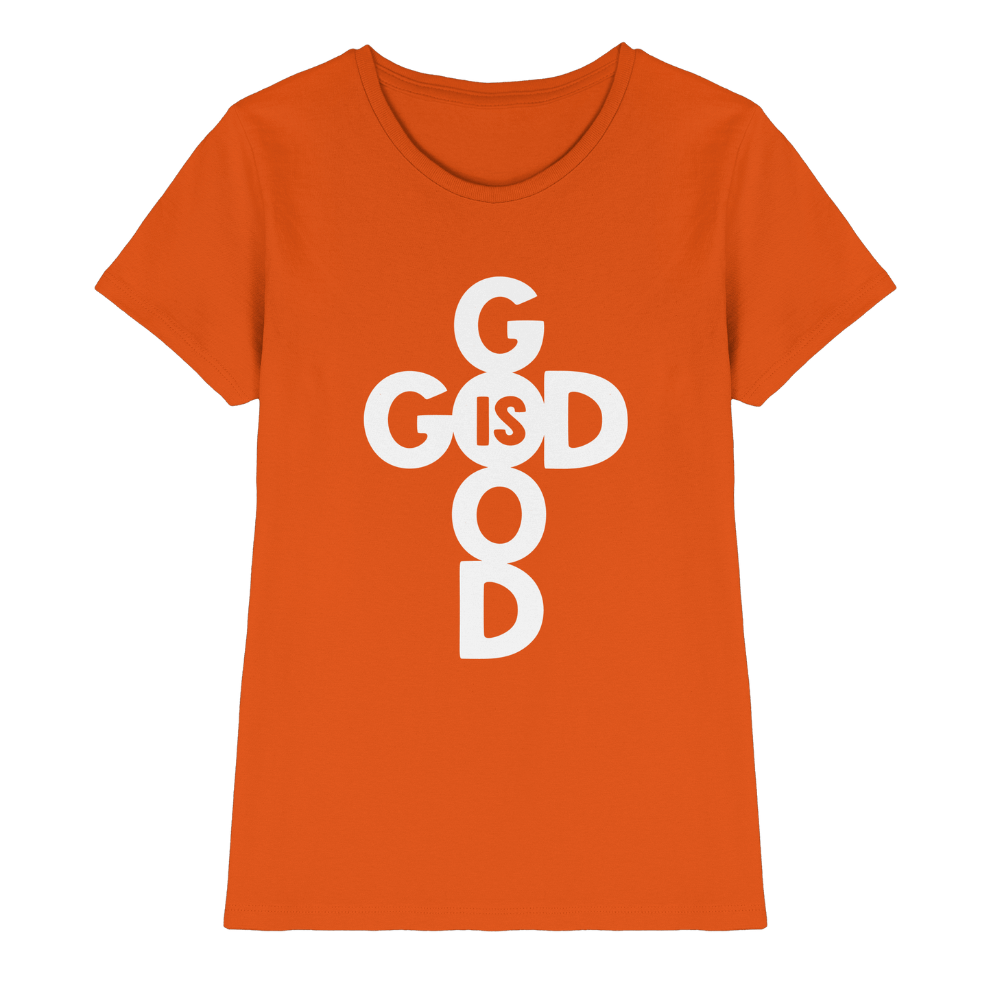 God is Good | Christliche Kleidung & Geschenke im Kreuz-Design - Ladies Premium Shirt