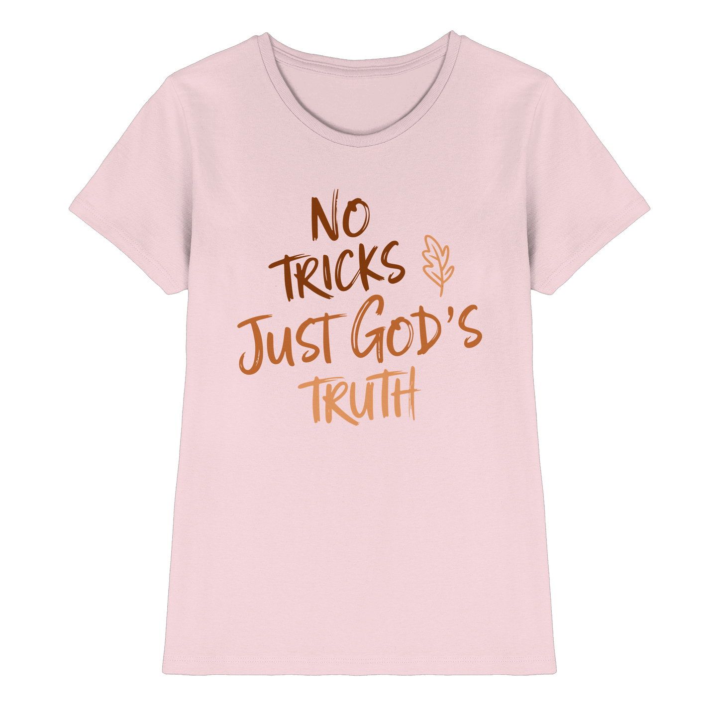 No Tricks – Just God’s Truth | Christliche Kleidung & Geschenke im Retro-Design für Herbst & Halloween - Ladies Premium Shirt